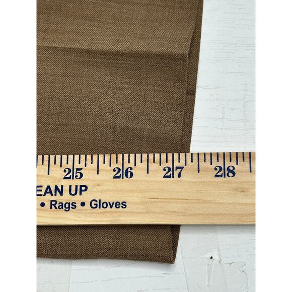 Banana Republic Italian Wool Trousers Tan Straight Leg High Waist Business 12 - Picture 7 of 10